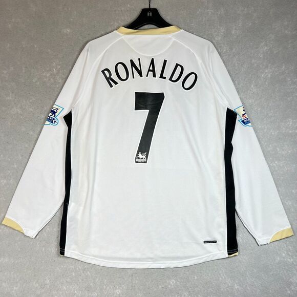 VTG Nike Cristiano Ronaldo Manchester United 06/07 Soccer Jersey XL Premier MUFC